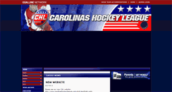 Desktop Screenshot of carolinashockeyleague.com